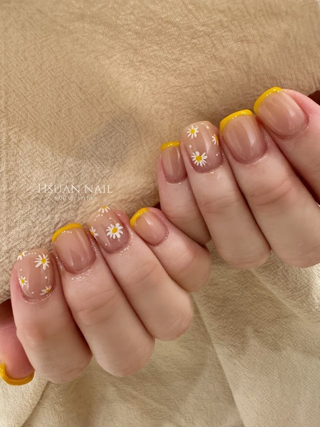 Hsuannail_studio/高雄美甲/三民區美甲/凝膠美甲/單色/暈染/足光療
